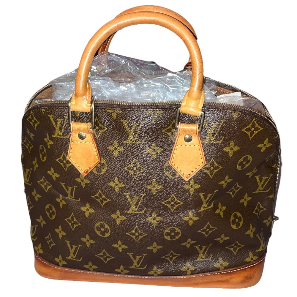 LOUIS VUITTON Vintage Authentic Alma Purse Bag Satchel Serial # BA1905 - Picture 12 of 13